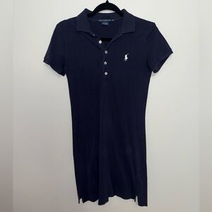 Ralph Lauren Blue and White Mini Dress
